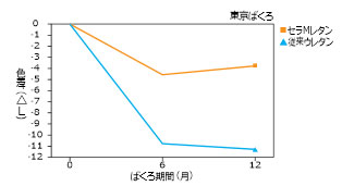 野外ばくろ試験グラフ