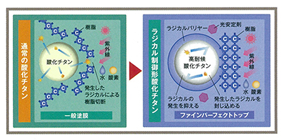 ラジカル制御技術モデル図